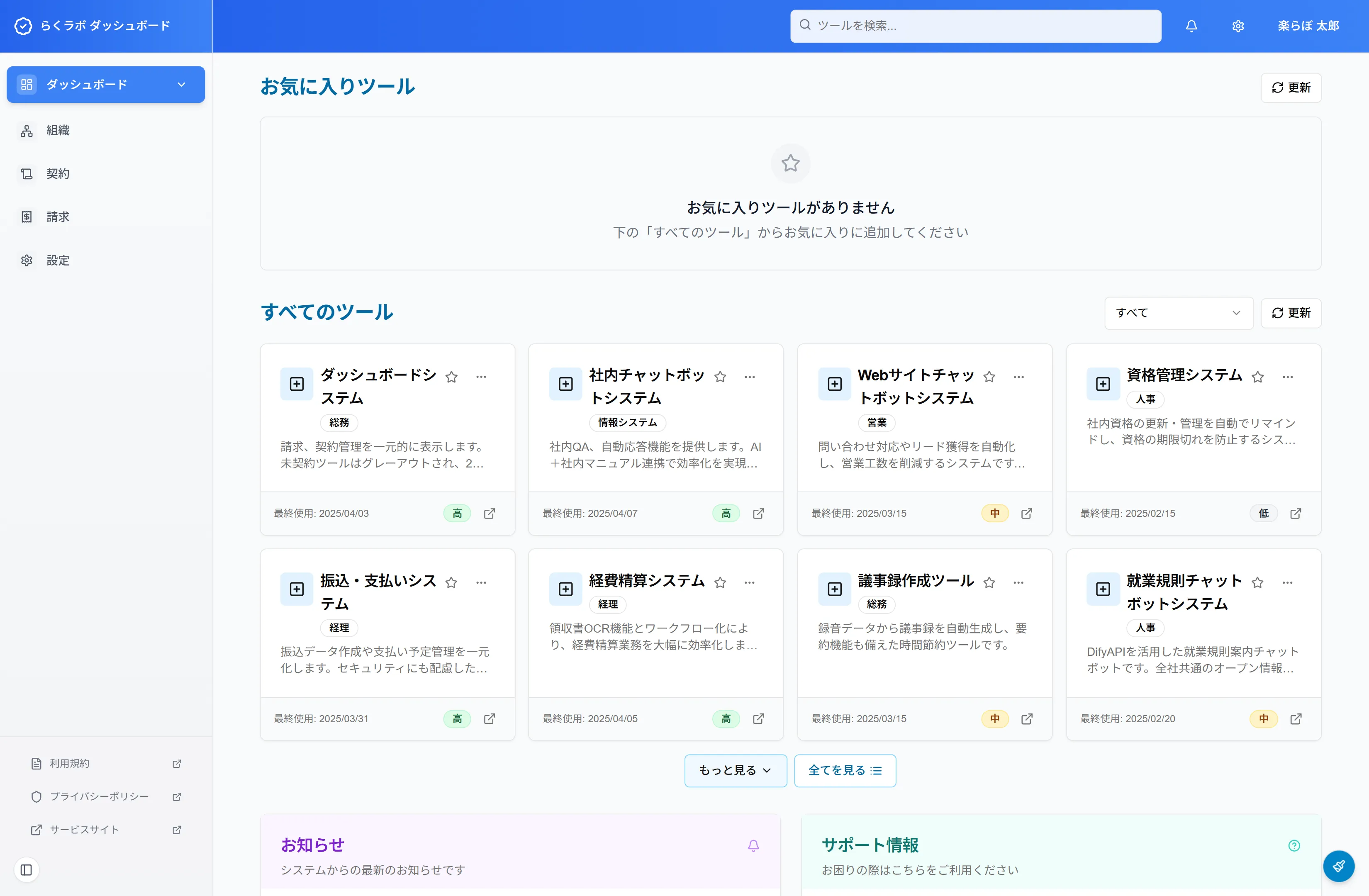 らくラボのサービスイメージ